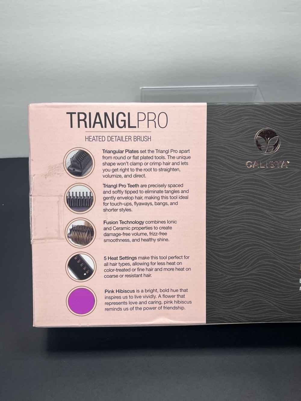 Calista TrianglPro Heated Detailer Brush – Purple - Picture 7 of 11